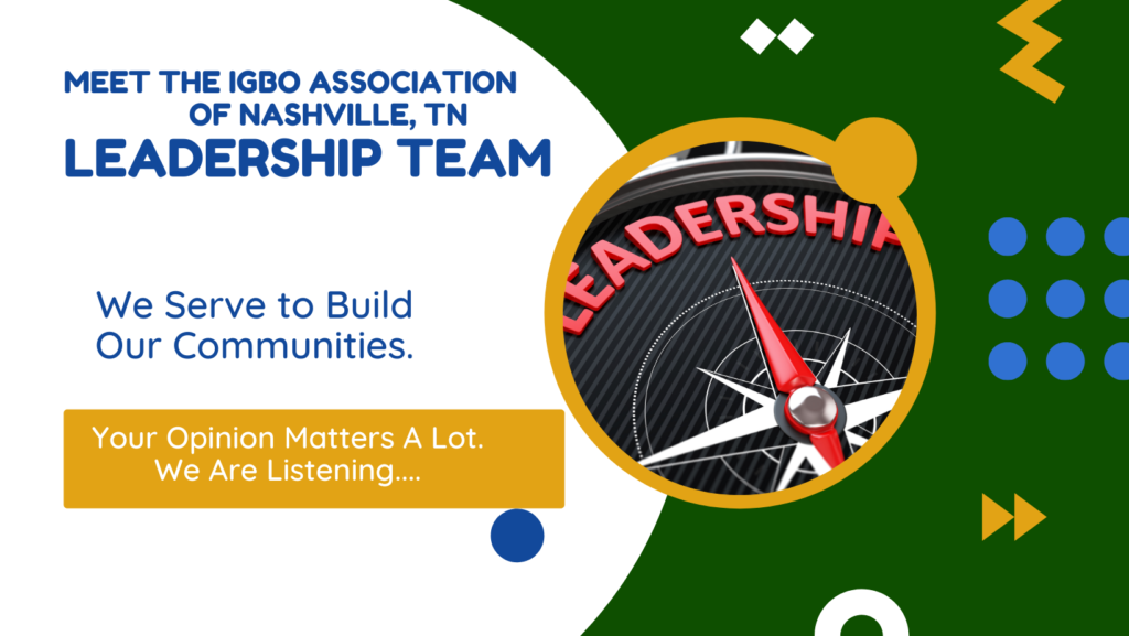 LEADERSHIP TEAM - IGBO ASSOCIATION